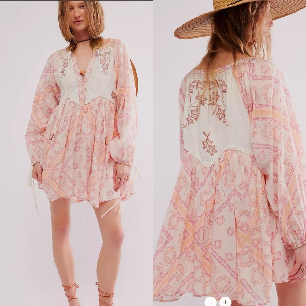 Free people Day Dreaming Mini Dress Large